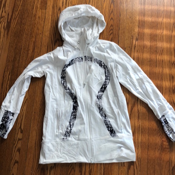lululemon athletica Tops - Lululemon white zip sweatshirt